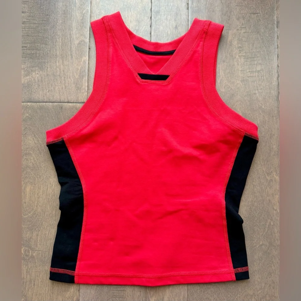 NWOT Free People Movement Powerwalk Tank-Electric Sunset